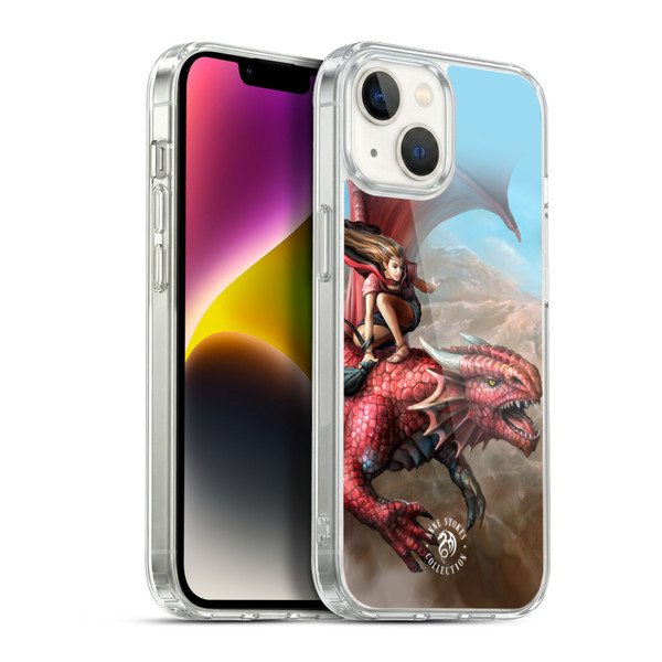 Anne Stokes Dragons 5 Sky Surfer Soft Gel Case for Apple iPhone 14