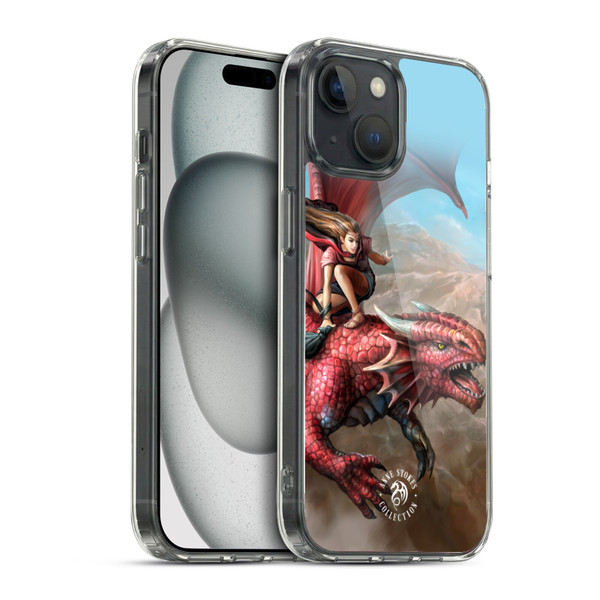 Anne Stokes Dragons 5 Sky Surfer Soft Gel Case for Apple iPhone 15 & MagSafe
