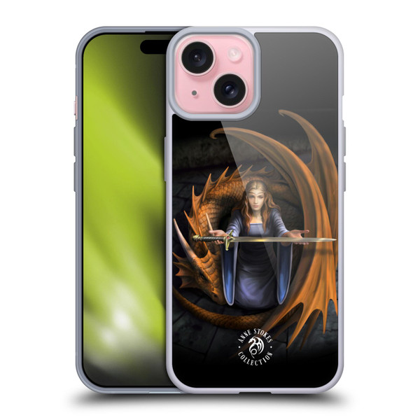 Anne Stokes Dragons 5 The Truth Soft Gel Case for Apple iPhone 15