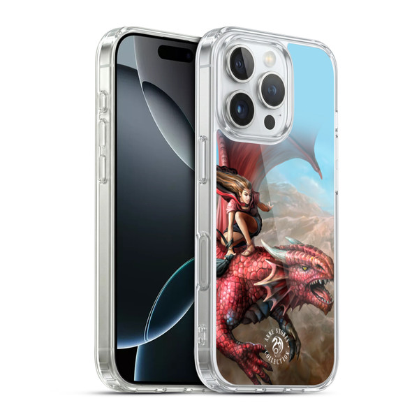 Anne Stokes Dragons 5 Sky Surfer Soft Gel Case for Apple iPhone 16 Pro & MagSafe