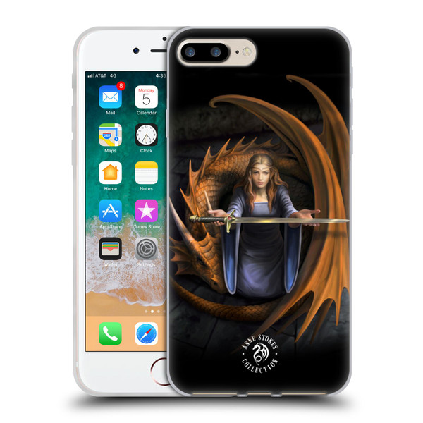 Anne Stokes Dragons 5 The Truth Soft Gel Case for Apple iPhone 7 Plus / iPhone 8 Plus