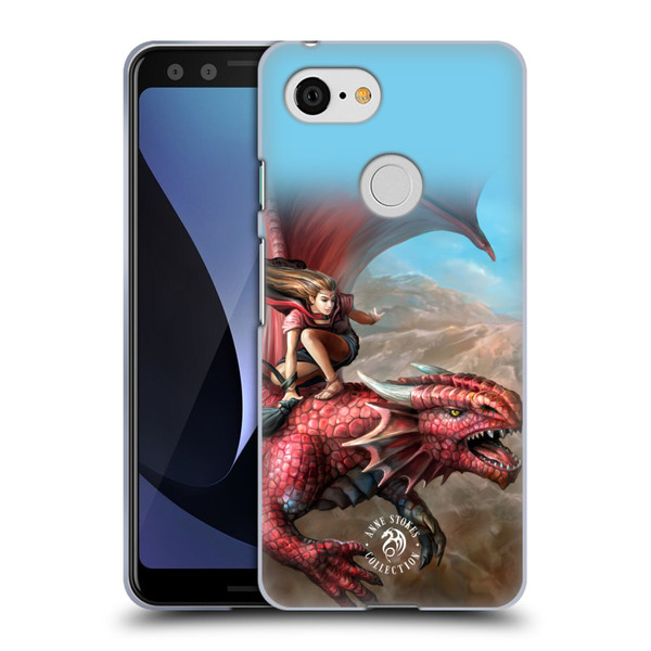 Anne Stokes Dragons 5 Sky Surfer Soft Gel Case for Google Pixel 3