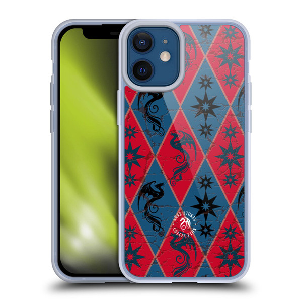 Anne Stokes Fire Tribal Heraldry Soft Gel Case for Apple iPhone 12 Mini