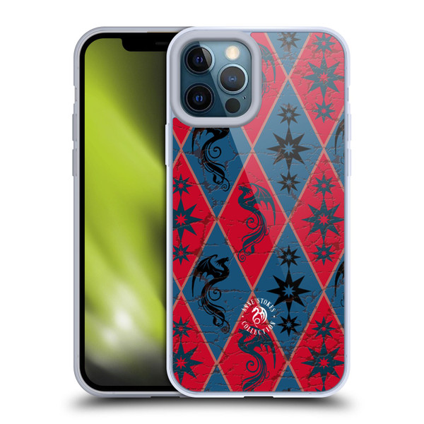 Anne Stokes Fire Tribal Heraldry Soft Gel Case for Apple iPhone 12 Pro Max