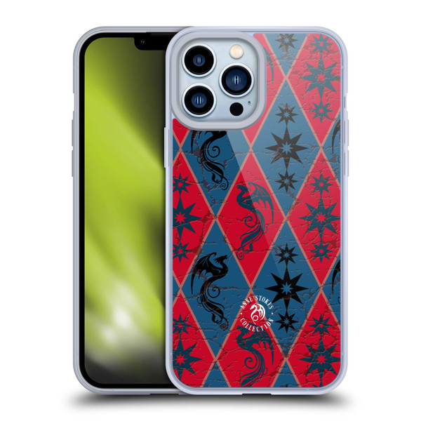 Anne Stokes Fire Tribal Heraldry Soft Gel Case for Apple iPhone 13 Pro Max
