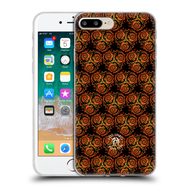Anne Stokes Fire Tribal Triple Dragon Pattern Soft Gel Case for Apple iPhone 7 Plus / iPhone 8 Plus