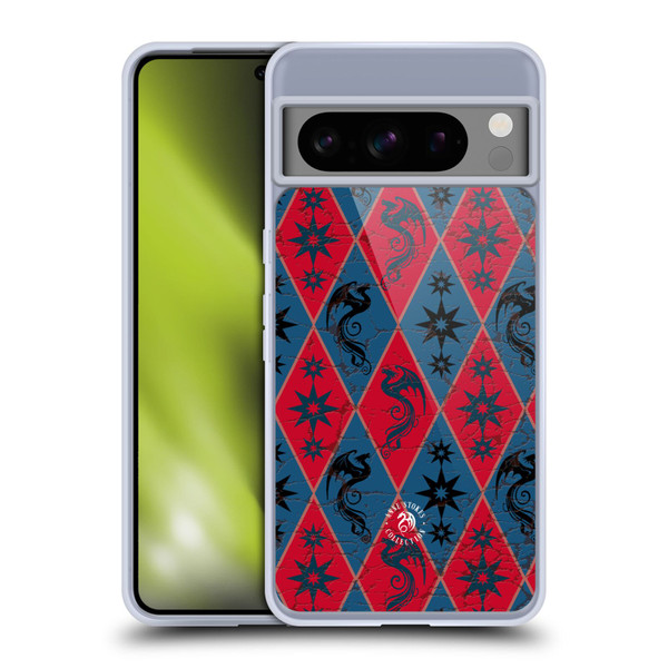 Anne Stokes Fire Tribal Heraldry Soft Gel Case for Google Pixel 8 Pro