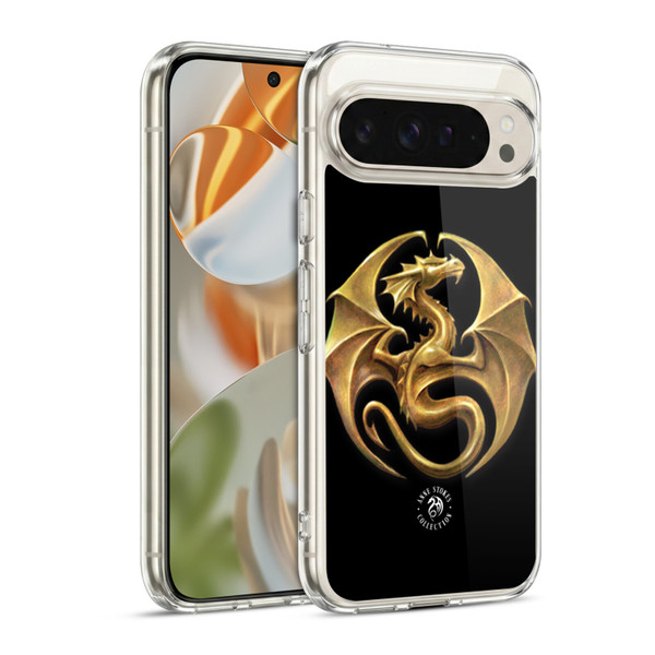 Anne Stokes Fire Tribal Dragon Medal Soft Gel Case for Google Pixel 9 / Pixel 9 Pro