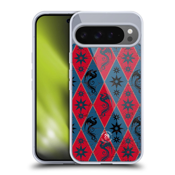 Anne Stokes Fire Tribal Heraldry Soft Gel Case for Google Pixel 9 Pro XL
