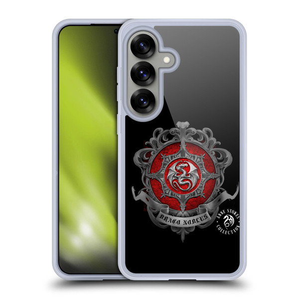 Anne Stokes Fire Tribal Dragon Crest Soft Gel Case for Samsung Galaxy S25
