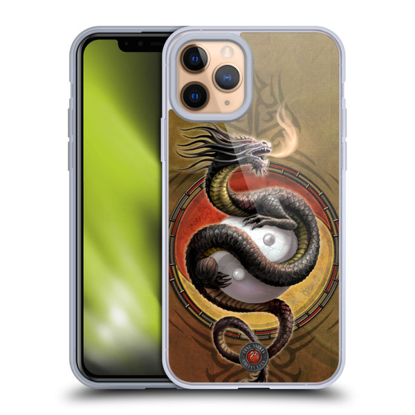 Anne Stokes Guardian Dragons Yin Yang Protector Soft Gel Case for Apple iPhone 11 Pro