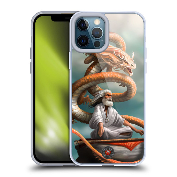 Anne Stokes Guardian Dragons The Hermit Soft Gel Case for Apple iPhone 12 Pro Max