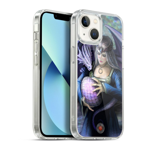 Anne Stokes Guardian Dragons Siblings Soft Gel Case for Apple iPhone 13