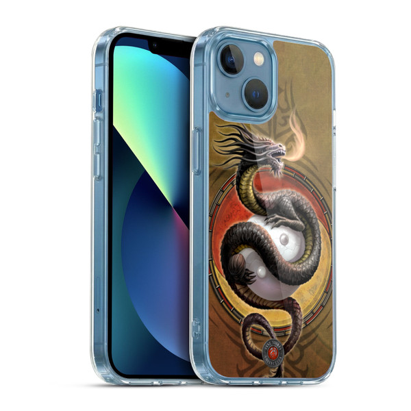 Anne Stokes Guardian Dragons Yin Yang Protector Soft Gel Case for Apple iPhone 13 Mini & MagSafe