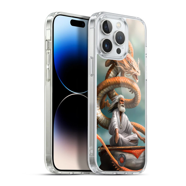 Anne Stokes Guardian Dragons The Hermit Soft Gel Case for Apple iPhone 13 Pro Max & MagSafe