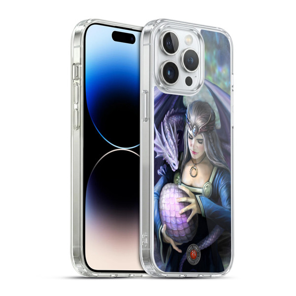 Anne Stokes Guardian Dragons Siblings Soft Gel Case for Apple iPhone 14 Pro Max & MagSafe
