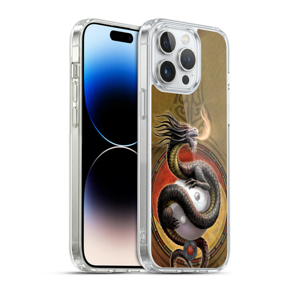 Anne Stokes Guardian Dragons Yin Yang Protector Soft Gel Case for Apple iPhone 14 Pro Max & MagSafe