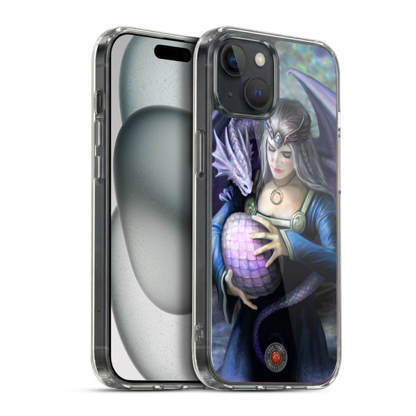 Anne Stokes Guardian Dragons Siblings Soft Gel Case for Apple iPhone 15 Plus & MagSafe