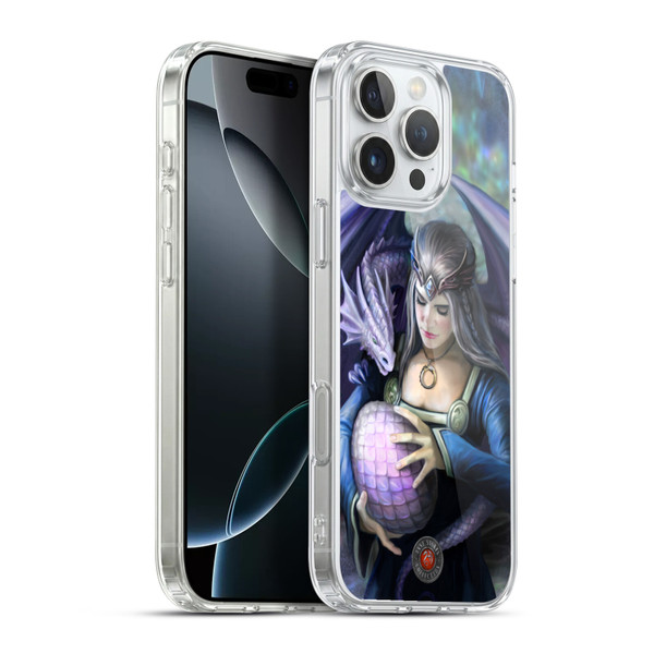 Anne Stokes Guardian Dragons Siblings Soft Gel Case for Apple iPhone 16 Pro Max & MagSafe