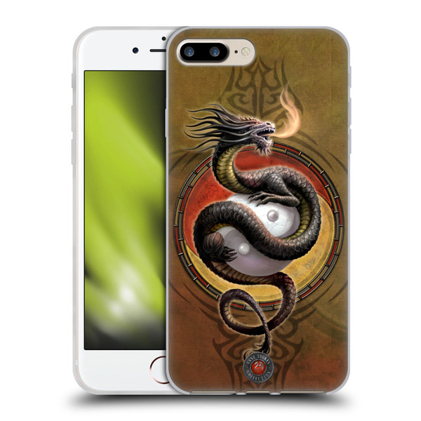 Anne Stokes Guardian Dragons Yin Yang Protector Soft Gel Case for Apple iPhone 7 Plus / iPhone 8 Plus
