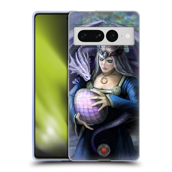Anne Stokes Guardian Dragons Siblings Soft Gel Case for Google Pixel 7 Pro