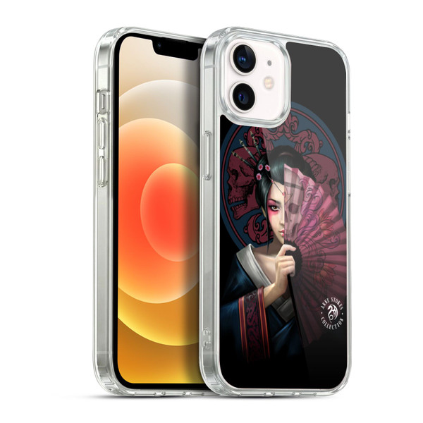 Anne Stokes Oriental Skull Geisha Soft Gel Case for Apple iPhone 12 / iPhone 12 Pro & MagSafe