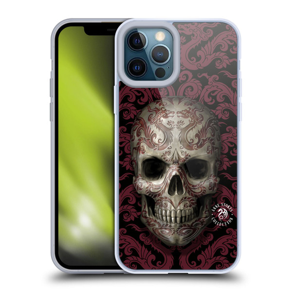 Anne Stokes Oriental Skull Dragon Swirl Pattern Soft Gel Case for Apple iPhone 12 Pro Max
