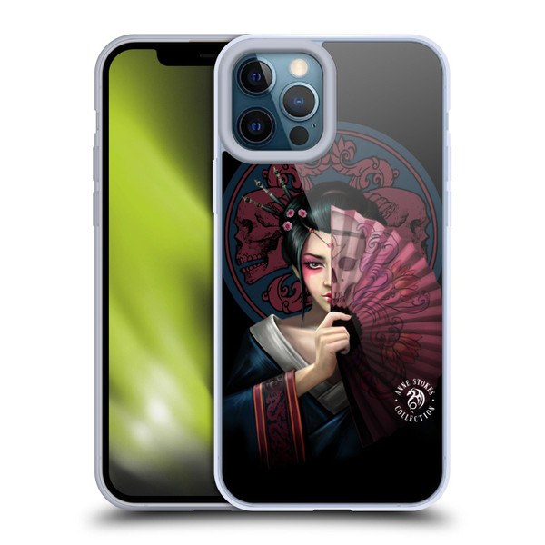 Anne Stokes Oriental Skull Geisha Soft Gel Case for Apple iPhone 12 Pro Max
