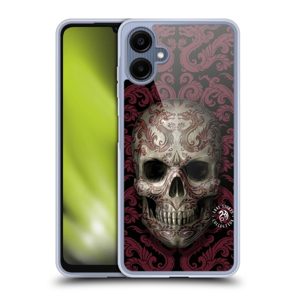 Anne Stokes Oriental Skull Dragon Swirl Pattern Soft Gel Case for Samsung Galaxy A06 4G