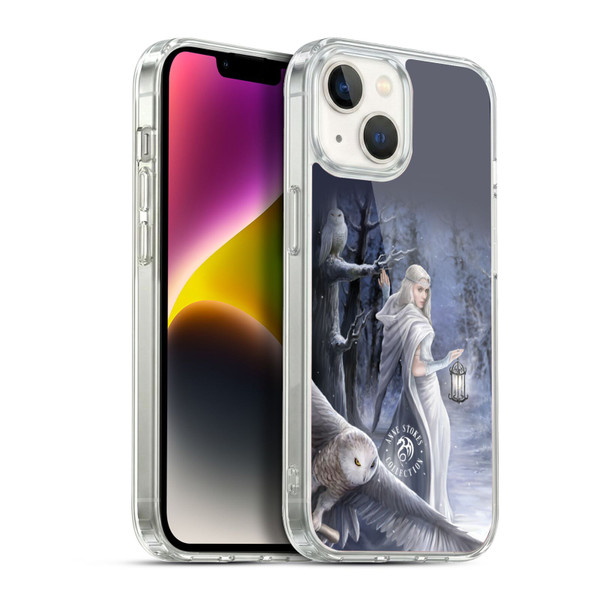 Anne Stokes Owls Midnight Messenger Soft Gel Case for Apple iPhone 14