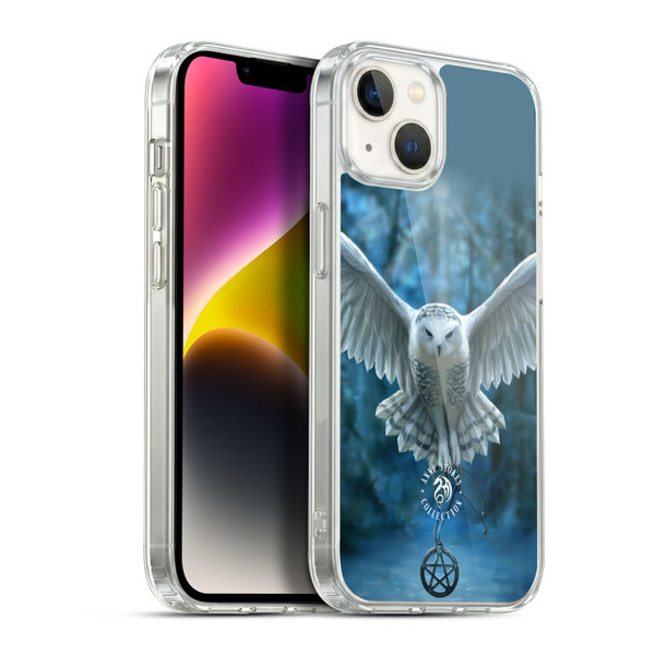 Anne Stokes Owls Awake Your Magic Soft Gel Case for Apple iPhone 14 Plus & MagSafe