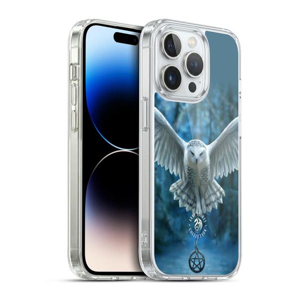Anne Stokes Owls Awake Your Magic Soft Gel Case for Apple iPhone 14 Pro & MagSafe