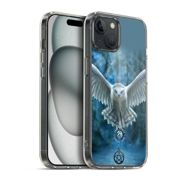Anne Stokes Owls Awake Your Magic Soft Gel Case for Apple iPhone 15 Plus & MagSafe