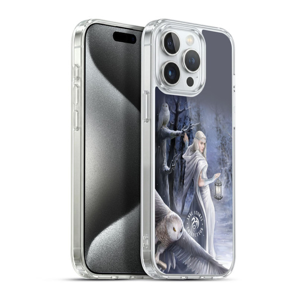 Anne Stokes Owls Midnight Messenger Soft Gel Case for Apple iPhone 15 Pro Max & MagSafe