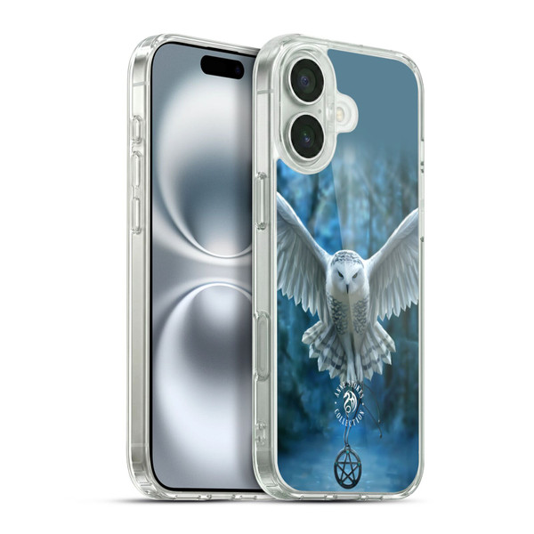 Anne Stokes Owls Awake Your Magic Soft Gel Case for Apple iPhone 16 Plus & MagSafe