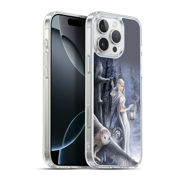 Anne Stokes Owls Midnight Messenger Soft Gel Case for Apple iPhone 16 Pro Max & MagSafe