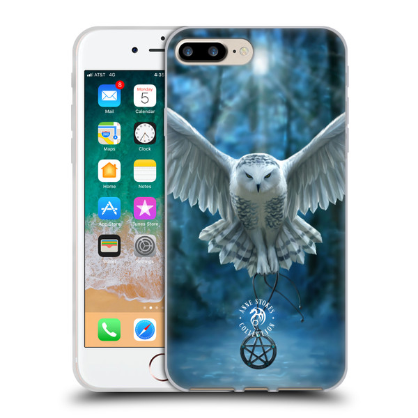 Anne Stokes Owls Awake Your Magic Soft Gel Case for Apple iPhone 7 Plus / iPhone 8 Plus