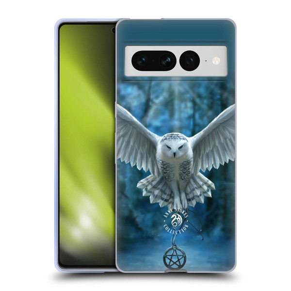 Anne Stokes Owls Awake Your Magic Soft Gel Case for Google Pixel 7 Pro