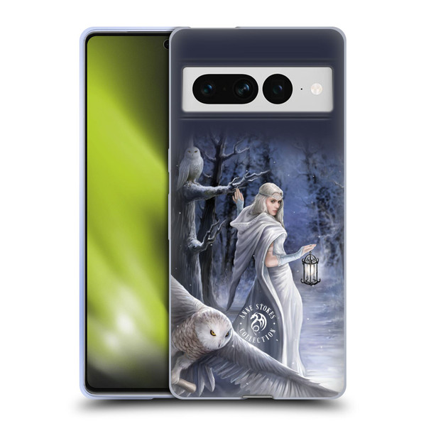 Anne Stokes Owls Midnight Messenger Soft Gel Case for Google Pixel 7 Pro