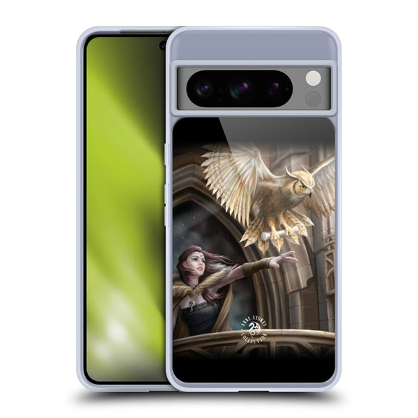 Anne Stokes Owls Messenger Soft Gel Case for Google Pixel 8 Pro