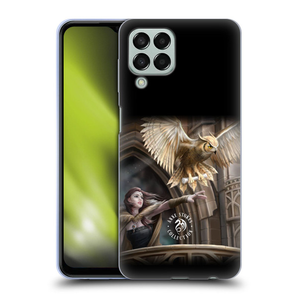 Anne Stokes Owls Messenger Soft Gel Case for Samsung Galaxy M33 (2022)