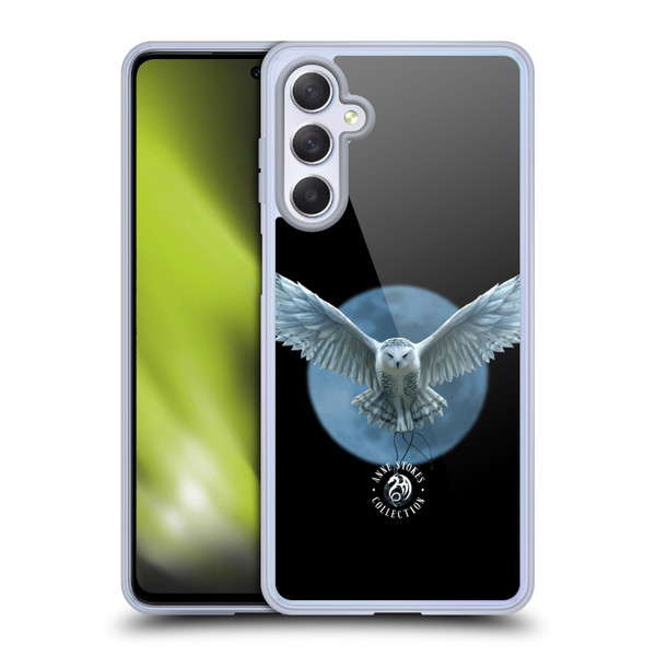 Anne Stokes Owls Moon Soft Gel Case for Samsung Galaxy M54 5G