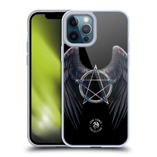 Anne Stokes Raven Winged Pentagram Soft Gel Case for Apple iPhone 12 Pro Max