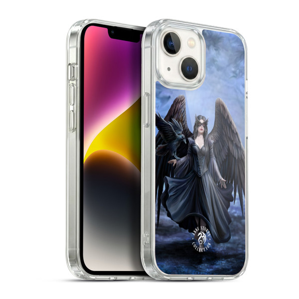 Anne Stokes Raven Full Soft Gel Case for Apple iPhone 14