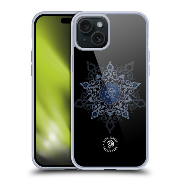 Anne Stokes Raven Star Soft Gel Case for Apple iPhone 15 Plus
