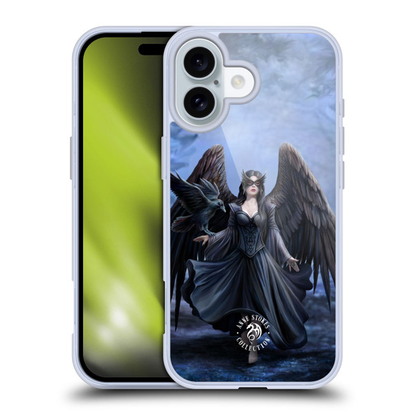 Anne Stokes Raven Full Soft Gel Case for Apple iPhone 16