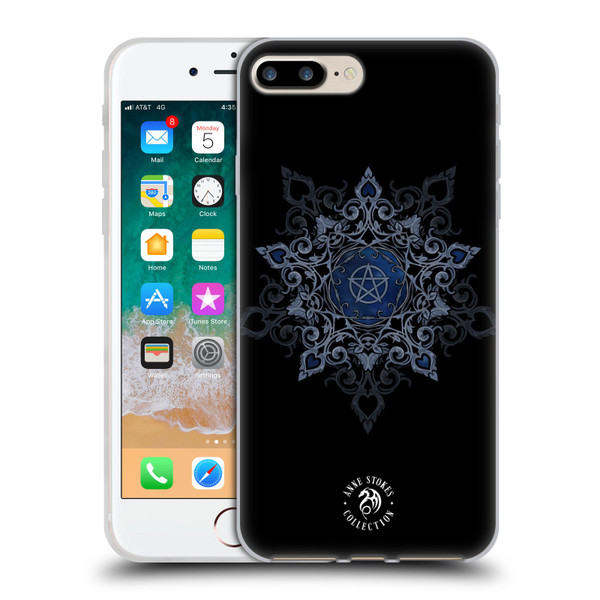 Anne Stokes Raven Star Soft Gel Case for Apple iPhone 7 Plus / iPhone 8 Plus