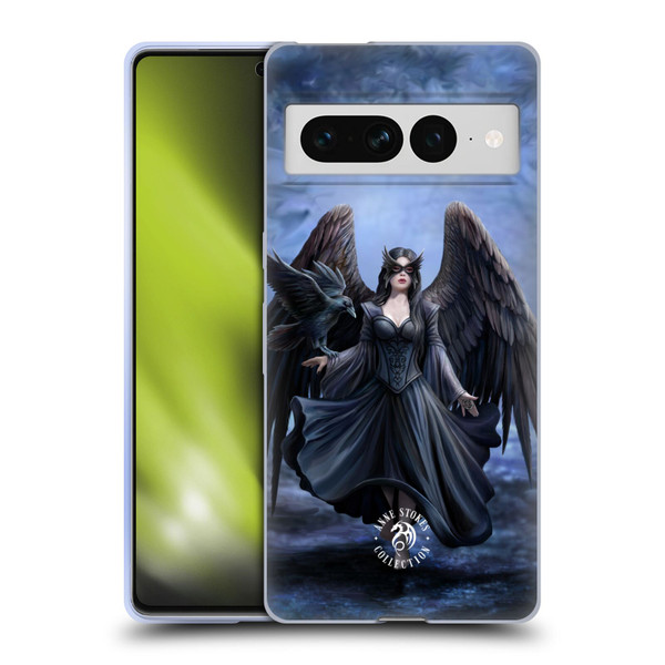 Anne Stokes Raven Full Soft Gel Case for Google Pixel 7 Pro