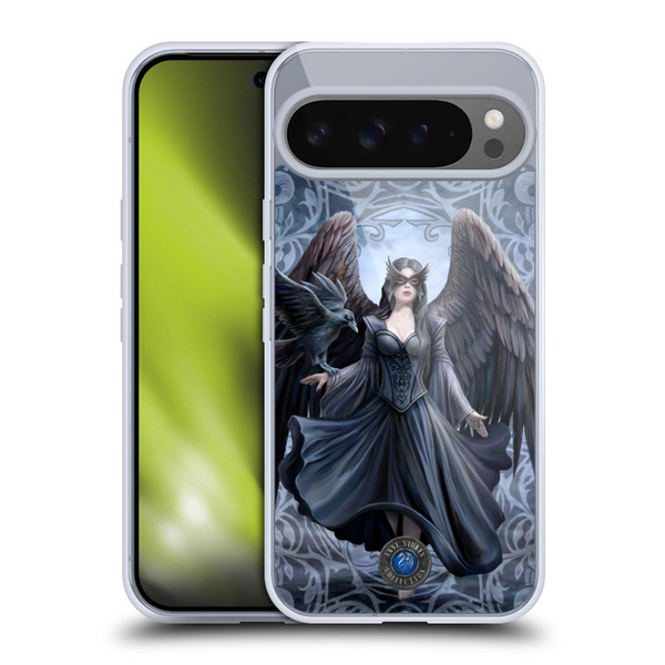 Anne Stokes Raven Full With Pattern Soft Gel Case for Google Pixel 9 Pro XL