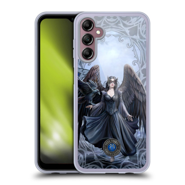 Anne Stokes Raven Full With Pattern Soft Gel Case for Samsung Galaxy A14 5G